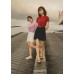 Front Knot Cropped Top